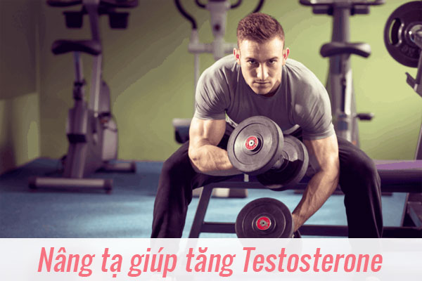Nâng tạ, tập gym giúp tăng Testosterone